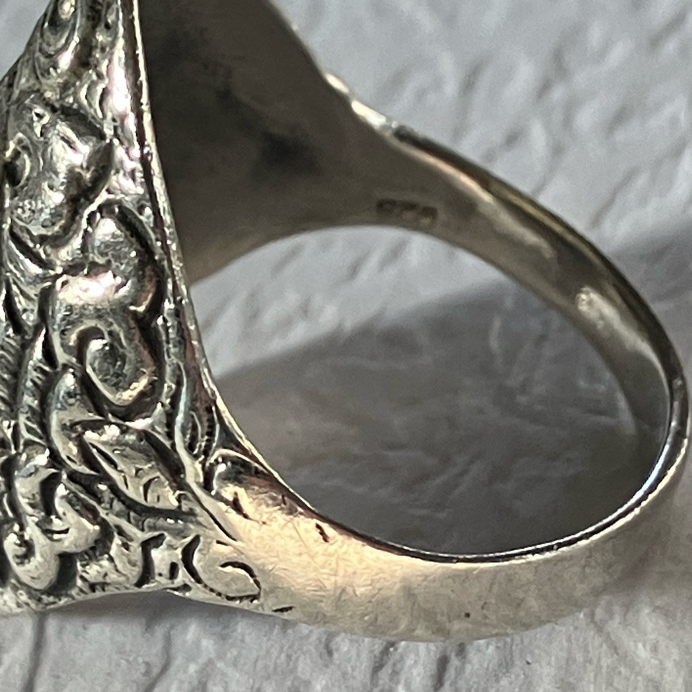 Intricately Designed Sterling Silver Ring - image 8